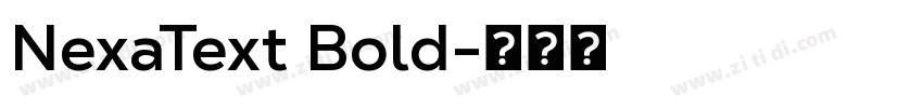 NexaText Bold字体转换 NexaText Bold字体转换